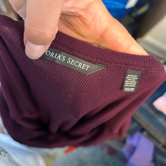 Victoria's Secret Ribbed Colorblock Sleep Dress - Picture 4 of 5